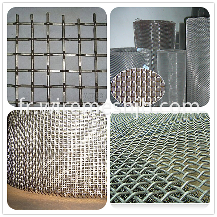 Crimped wire mining screen